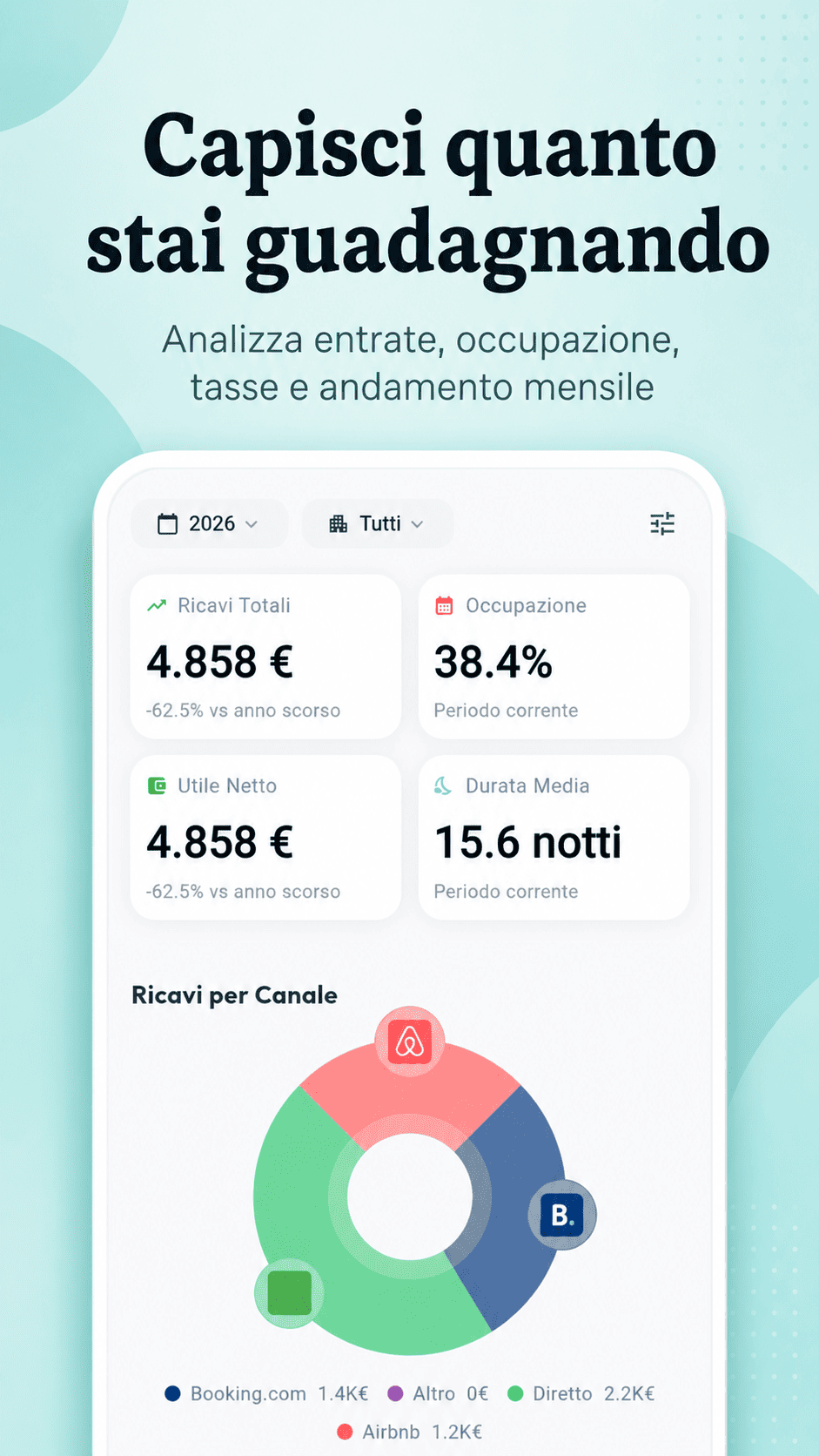 Statistiche e report AlloggioPro